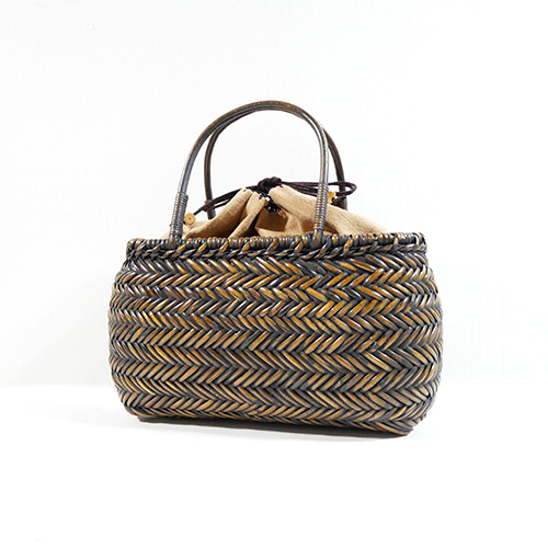 籐網代編みカゴバッグ | 竹巧彩 | 公式ウェブサイトｰ竹のバッグ・財布