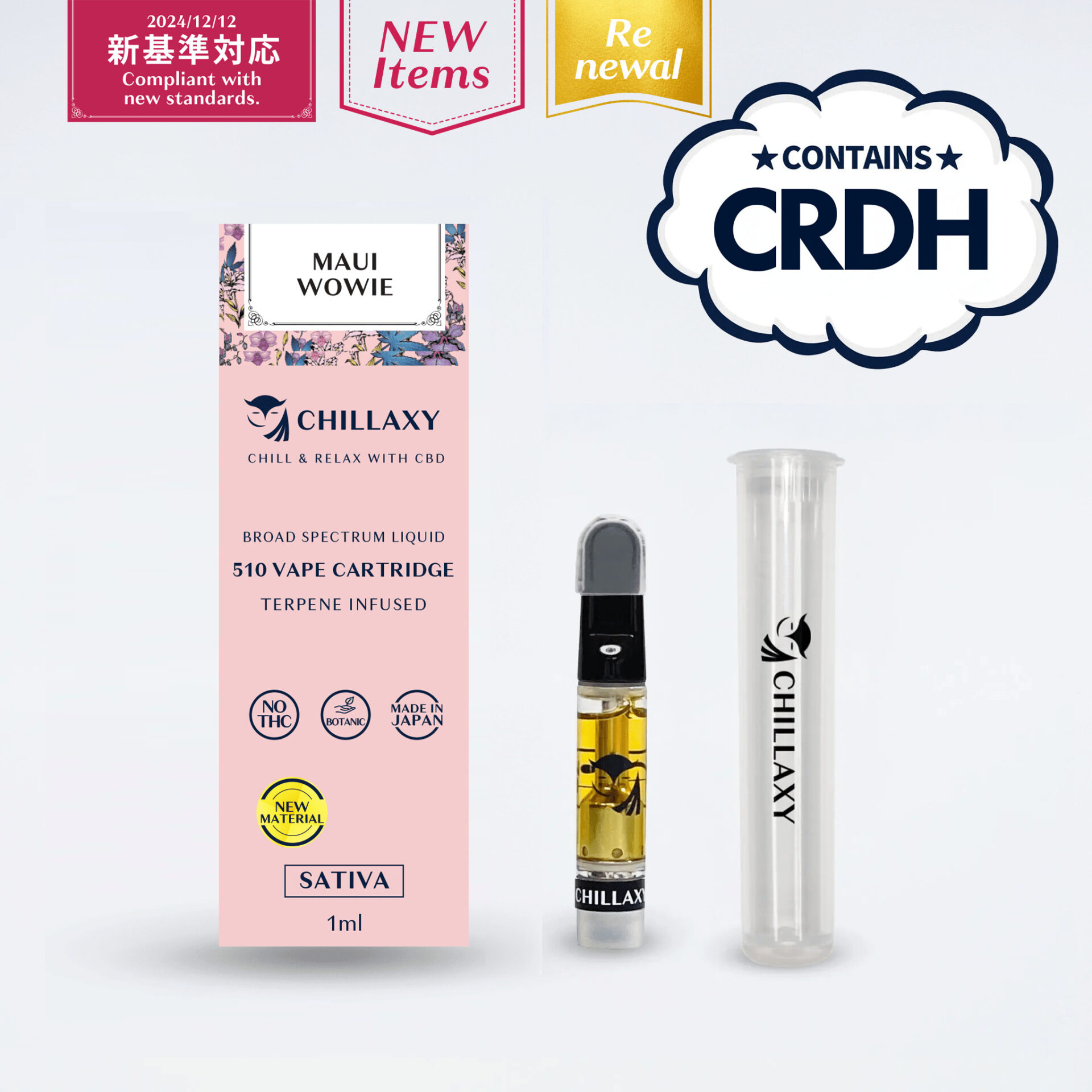 CHILLAXY CBD | CRDHとH4CBNの違いについて