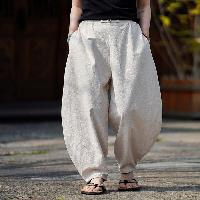 チャイナ風ランタンダボパンツ（ ボトムス）｜チャイナカジュアル