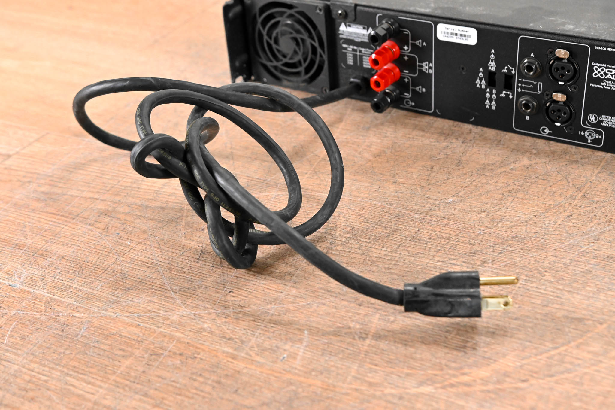 Crest Audio CA4 Two-Channel Power Amplifier CG01A7Z