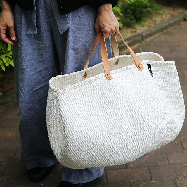 Mifuko ミフコ｜Kiondo バスケット［サイザル麻×再生プラスチック