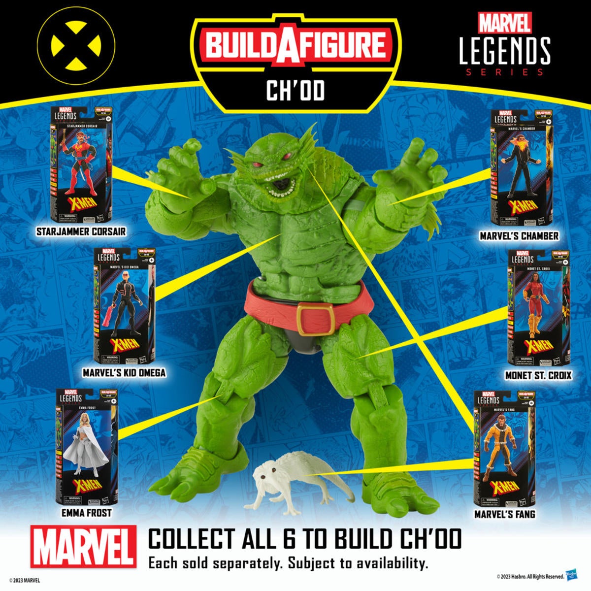 Marvel Legends X-Men Ch'od Build-A-Figure Wave Pre-Orders Are