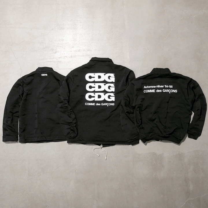 コムデギャルソン限定 CDG コーチジャケット-ポリエステル縮絨