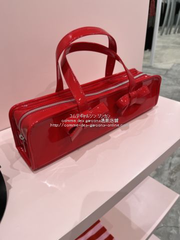 コムデギャルソン ガール リボン付 横長ミニバッグ| コムデギャルソン