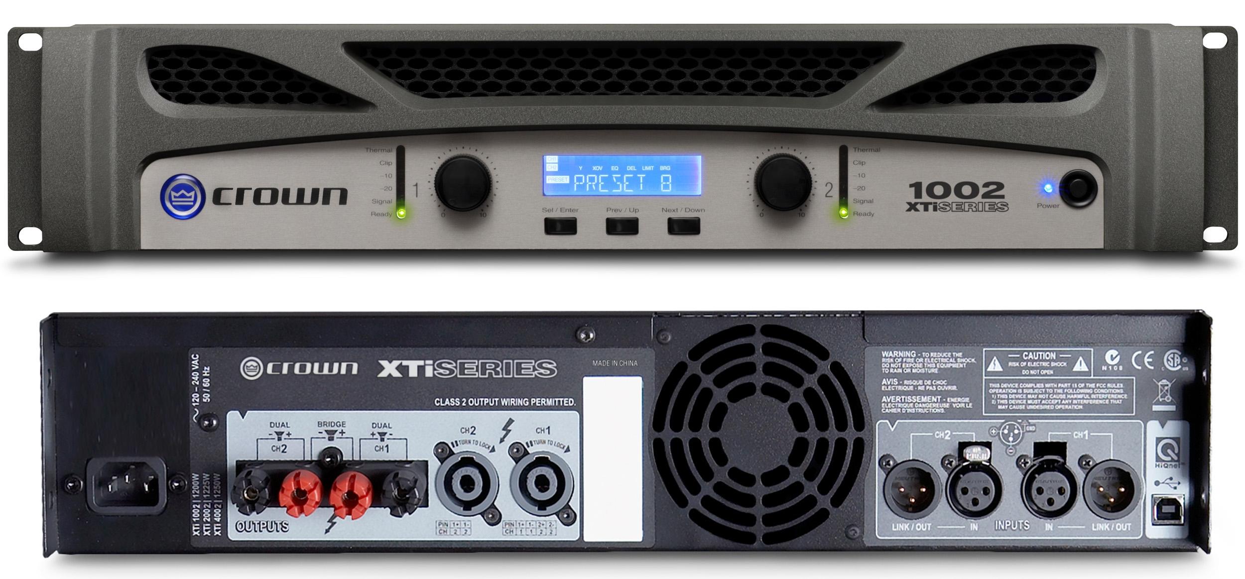 Commercial Audio - Crown XTi 1002