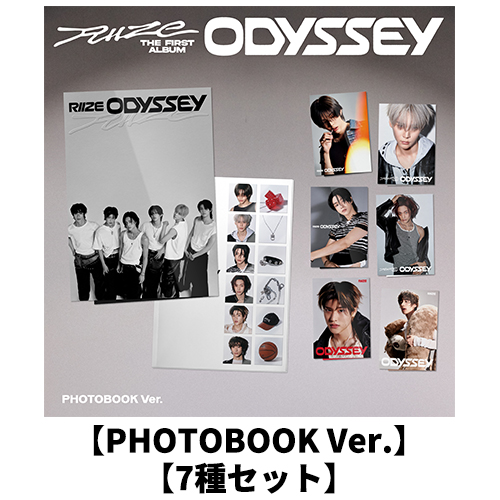 ODYSSEY [PHOTOBOOK Ver.][7種セット][CD] - RIIZE - UNIVERSAL MUSIC