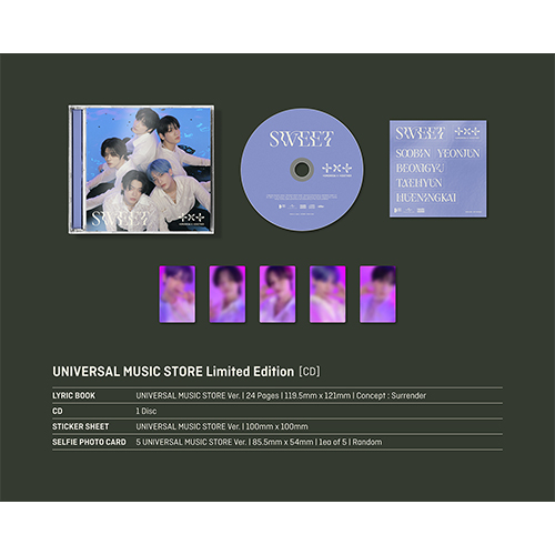 SWEET [4形態セット][CD][+DVD] - TOMORROW X TOGETHER - UNIVERSAL