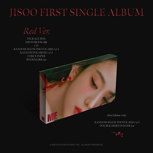 JISOO FIRST SINGLE ALBUM [ME] [Red Ver.][CD MAXI] - JISOO from