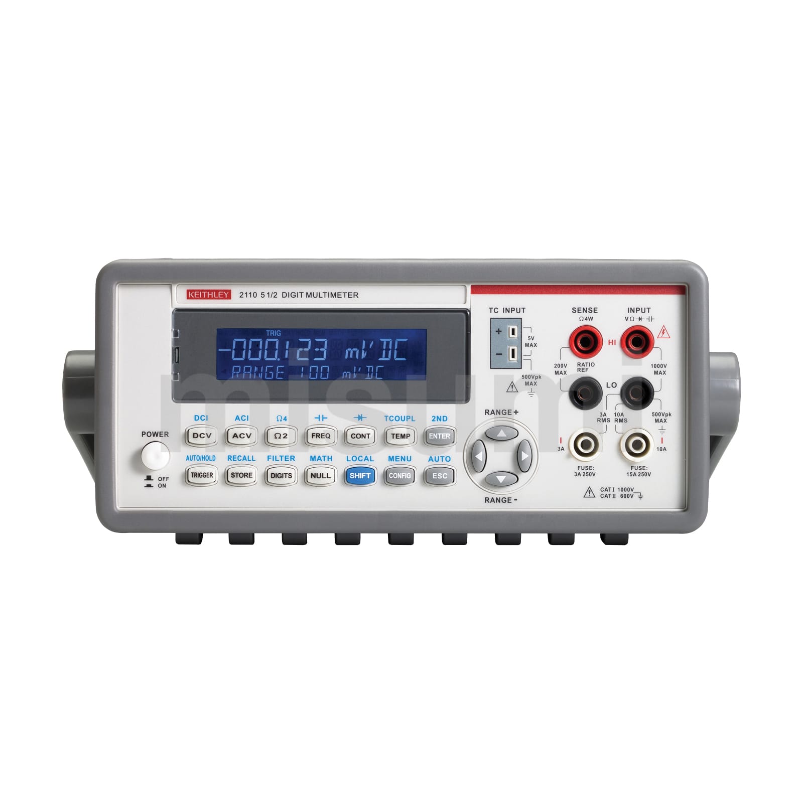 2110シリーズ 5.5桁デュアル・ディスプレイUSBマルチメータ