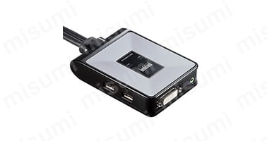 SW-KVM2DUN | ディスプレイエミュレーション対応DVIパソコン自動切替器