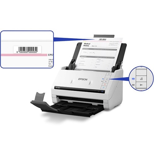 Epson DS-530 II Color Duplex Document Scanner, 600 dpi Optical