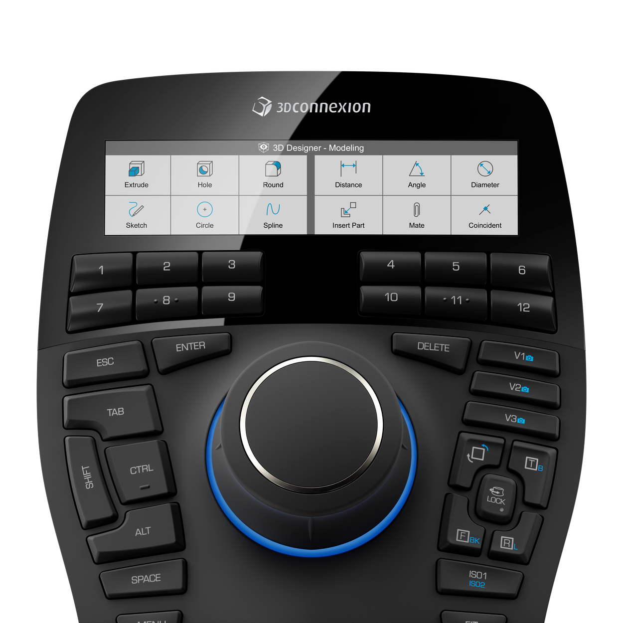 3Dconnexion SpaceMouse Enterprise 3D 3DX-700056 | PC-Canada