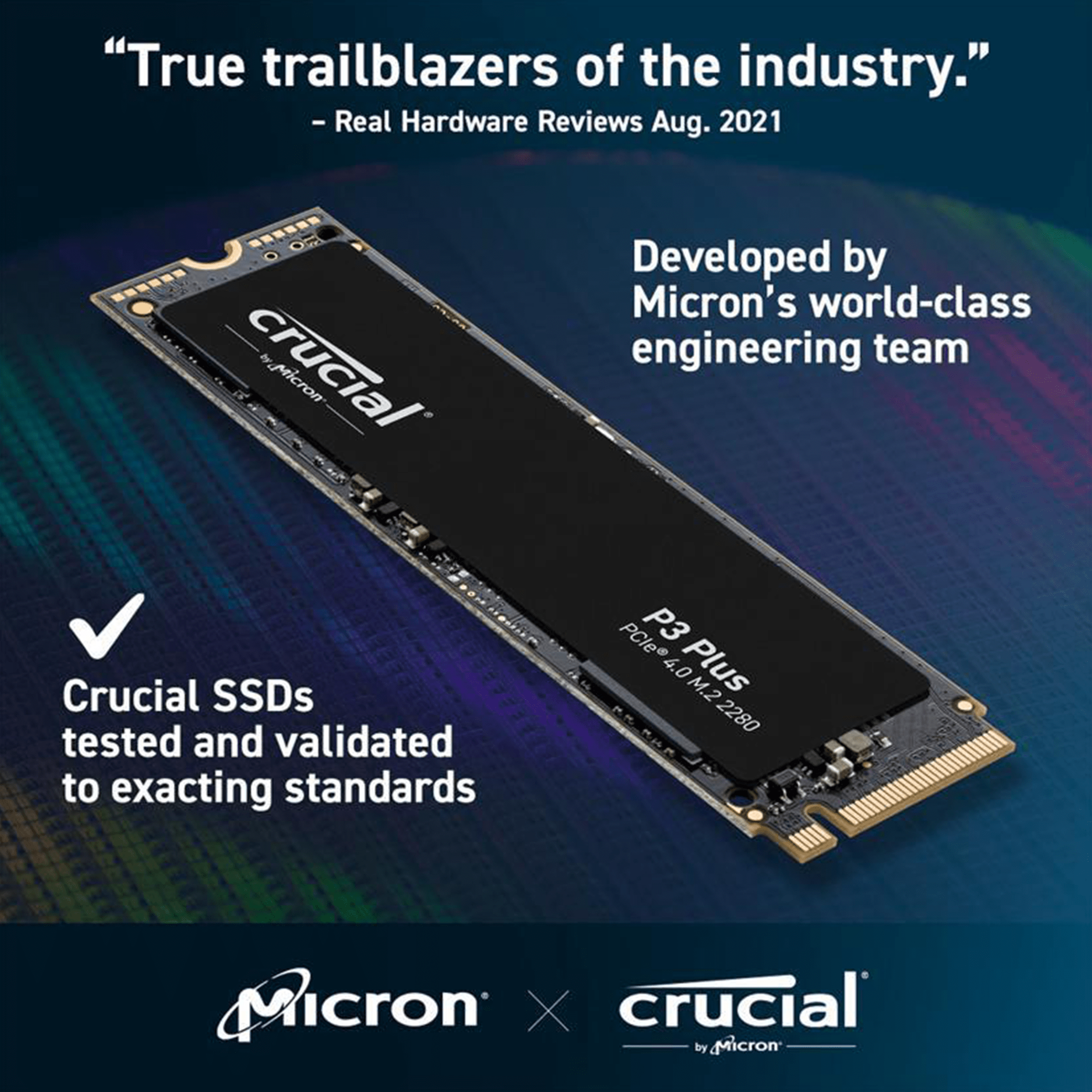 2TB Crucial P3 Plus M.2 PCIe Gen 4 NVMe SSD