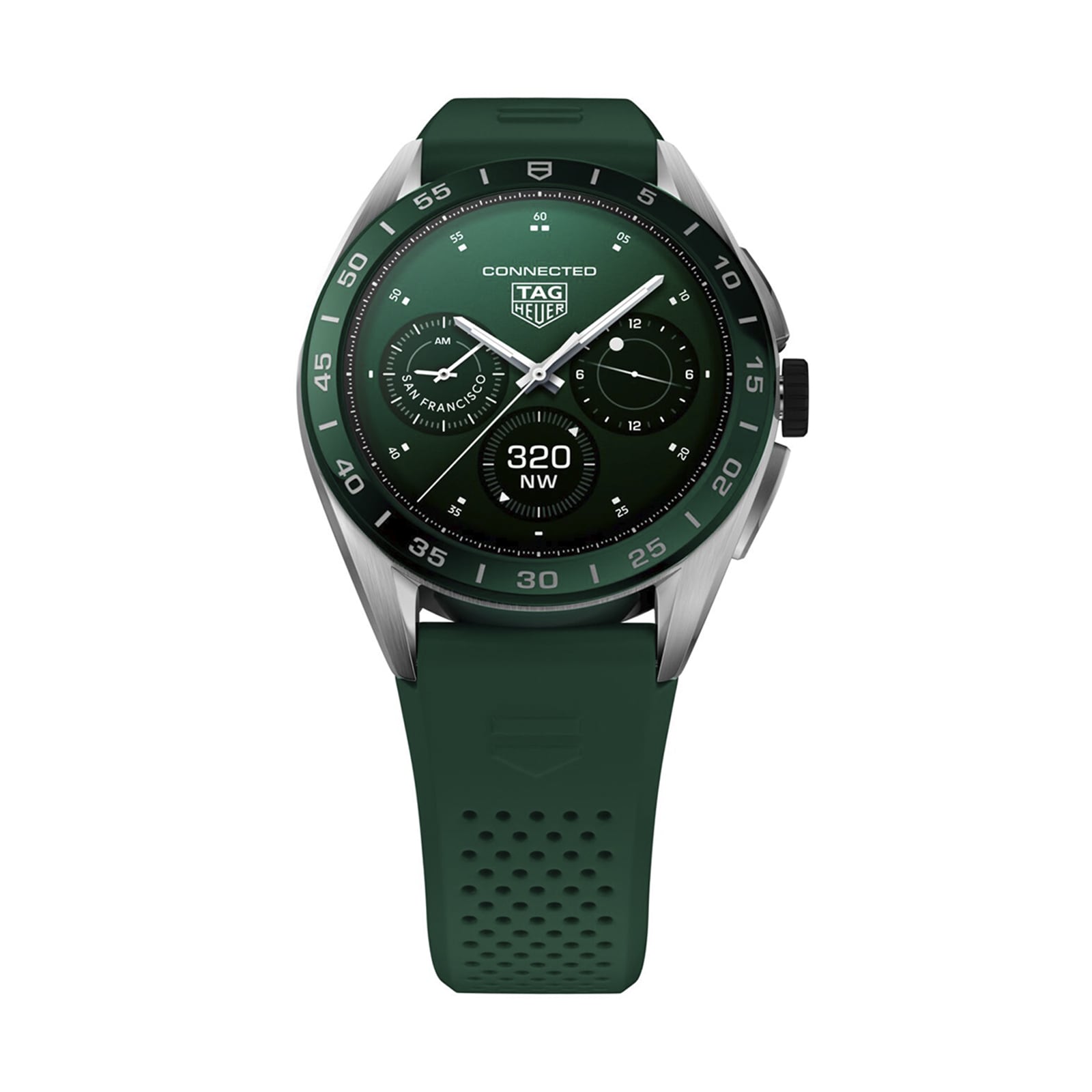 TAG Heuer Connected 45mm Mens Watch Green SBR8A14.BT6317 | Mayors