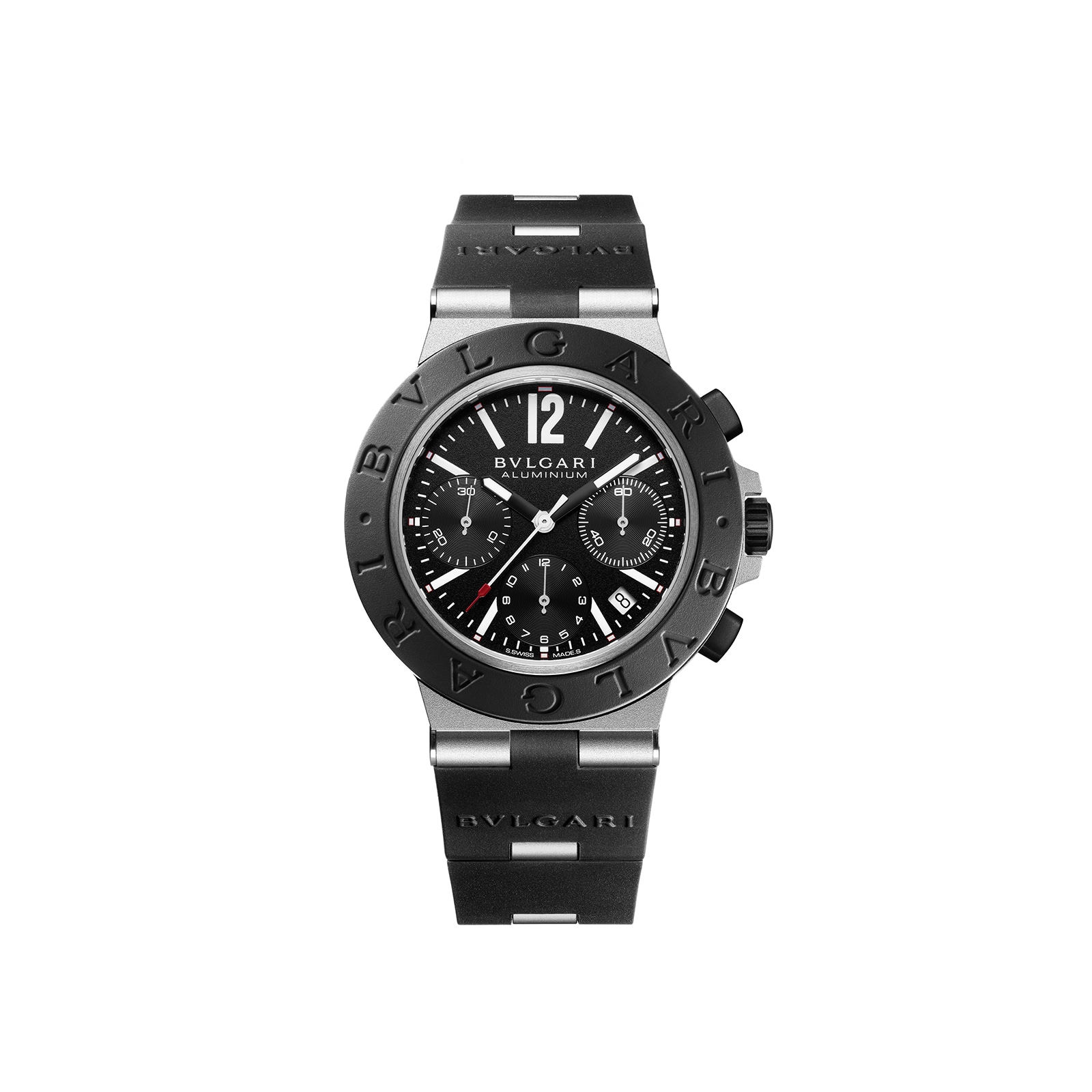 Bvlgari Aluminium Bvlgari Bvlgari 41mm Black Dial Gents