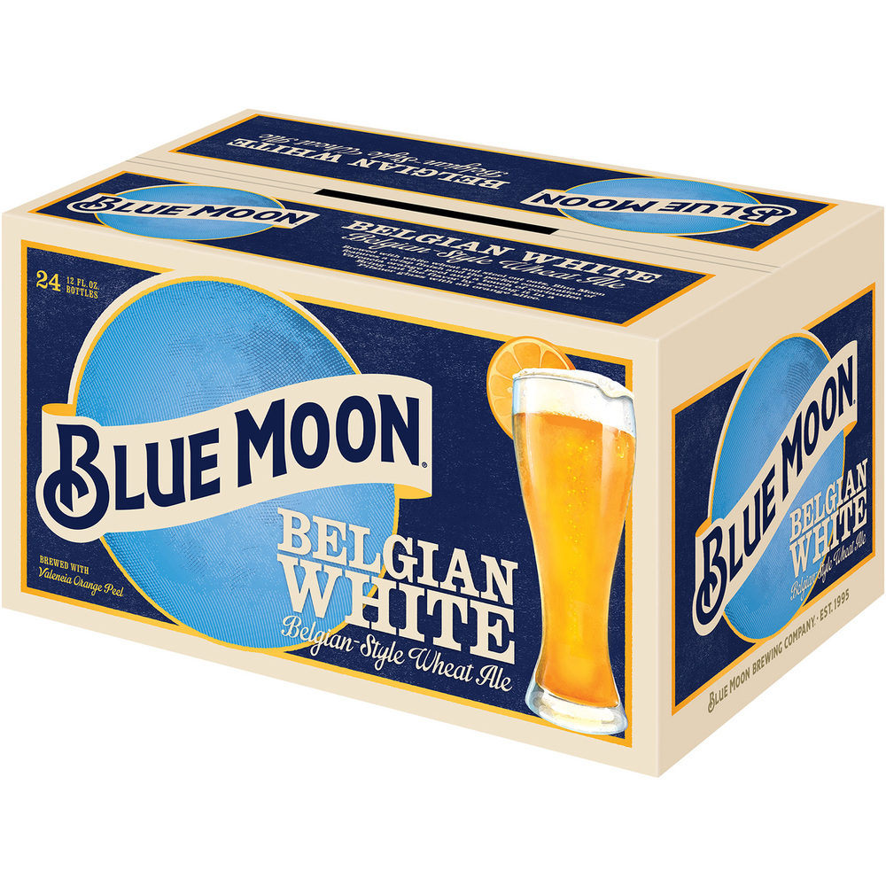 BLUE MOON BELGIAN WHITE Belgian White Ale Blue Moon Belgian White
