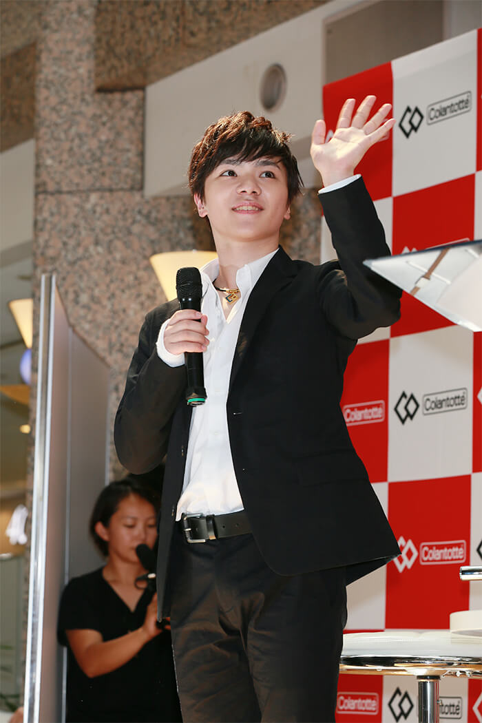 宇野昌磨選手をお迎えしてコラントッテ TAO ネックレス AURA