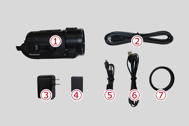 Panasonic デジタル4Kビデオカメラ HC-VX2MS-K ブラック バッテリー