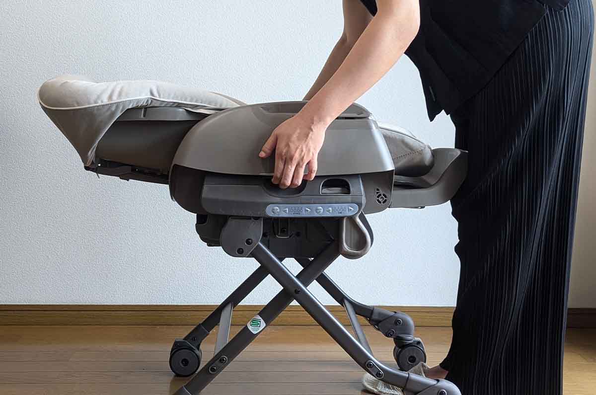 コンビのネムリラを実機レビュー！オートスウィングで寝てくれるか検証