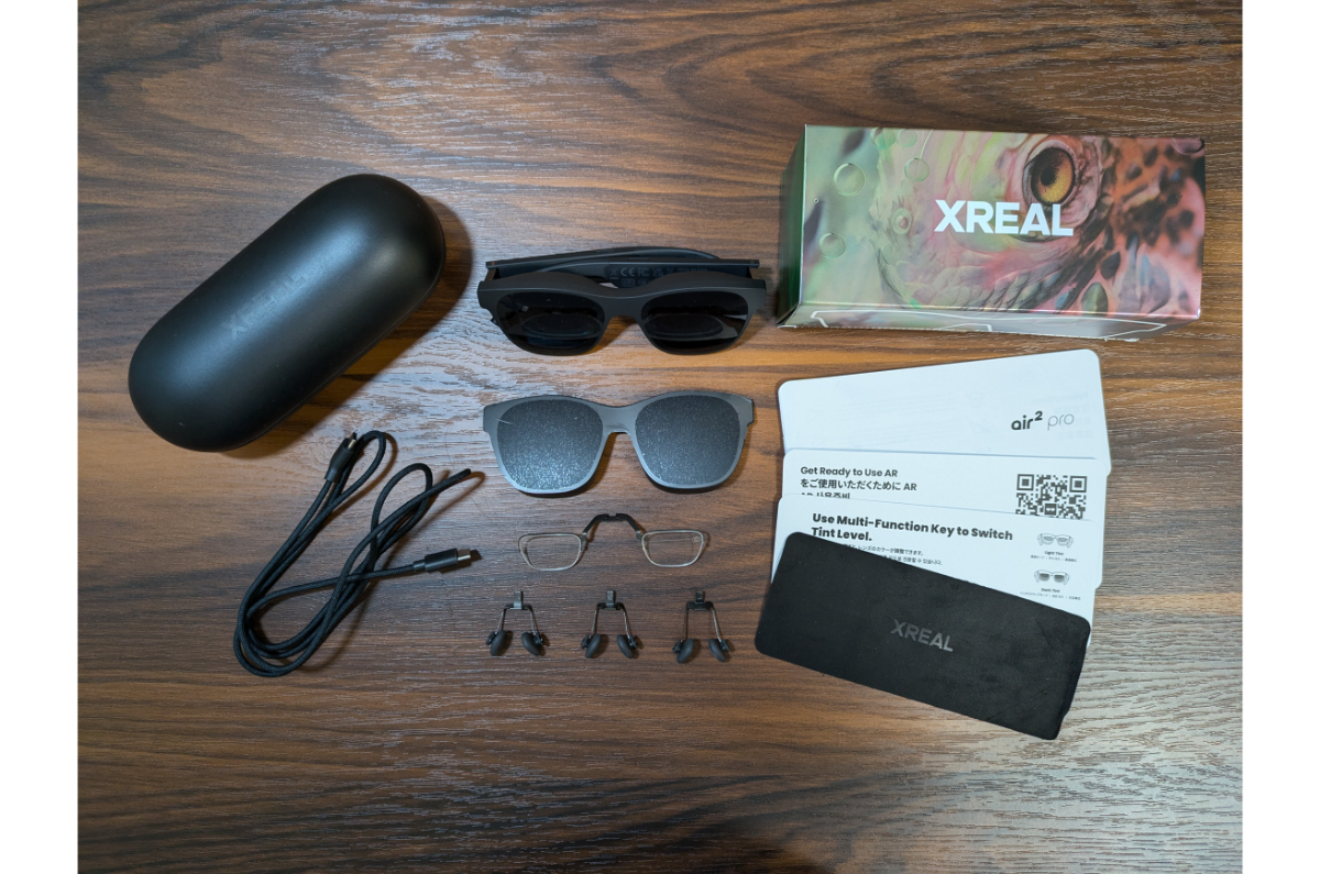 XREAL Air 2 Proを実機レビュー！現行機4つの違いや、実際の見え方や