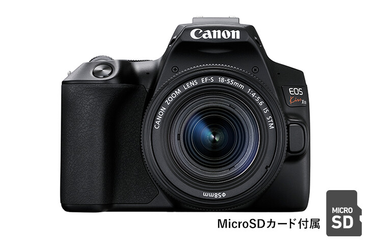 Canon 一眼レフカメラ EOS Kiss X10 ダブルズームキット ブラック【SD