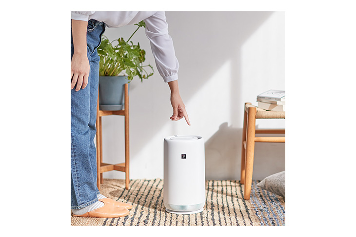 SHARP 空気清浄機 FU-RC01 [おすすめ～6畳 コンパクトモデル] ホワイト