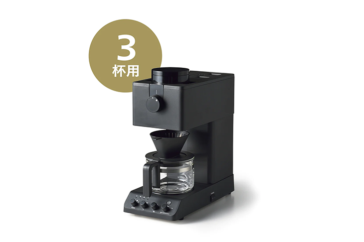 TWINBIRD ツインバード 全自動コーヒーメーカー 3杯用 CM-D457B
