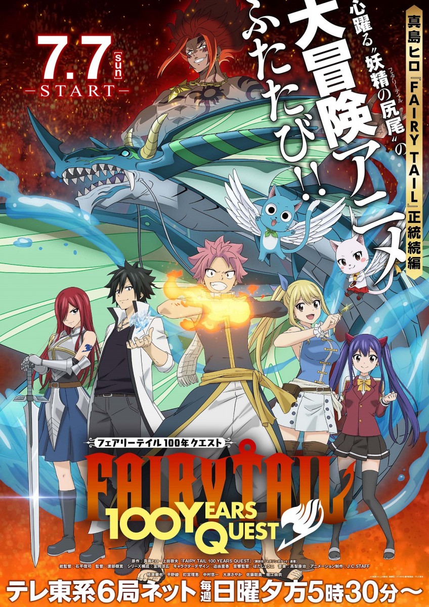 アニメ『FAIRY TAIL 100年クエスト』声優・キャスト・登場人物