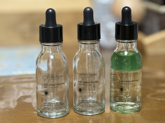 2本使い切った、ロクシタンの「＜薬用＞育毛美容液」…育毛剤の最適解は