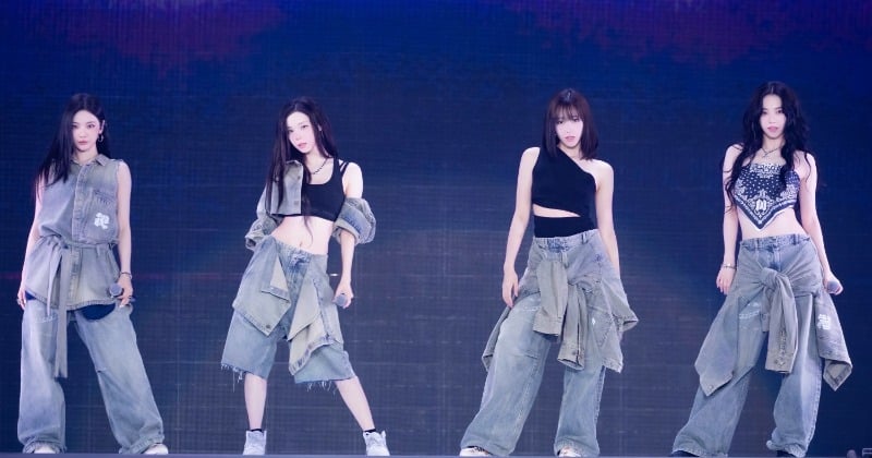 SMTOWN LIVE』aespaジゼル、大歓声“スーパージゼルタイム”に照れ笑い