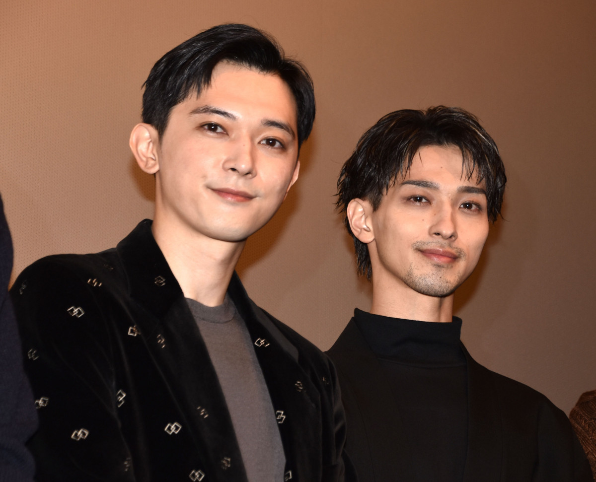 横浜流星、“無精ひげ”姿で『国宝』イベント登壇 吉沢亮＆李相日監督と