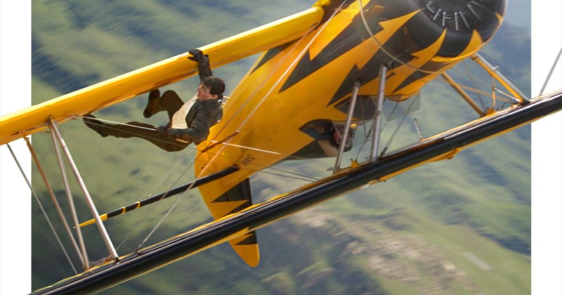 トム・クルーズが空母からダイブするシーンを追加『ミッション