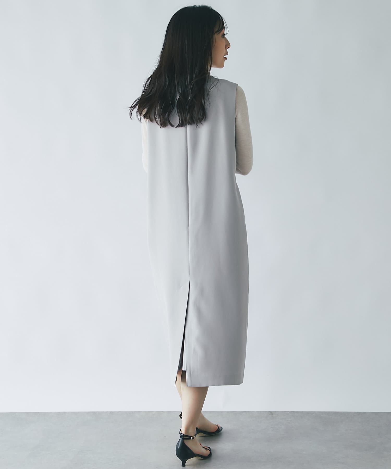 人気スタッフmiki監修・高身長サイズアリ】フロントビッグパールジャン