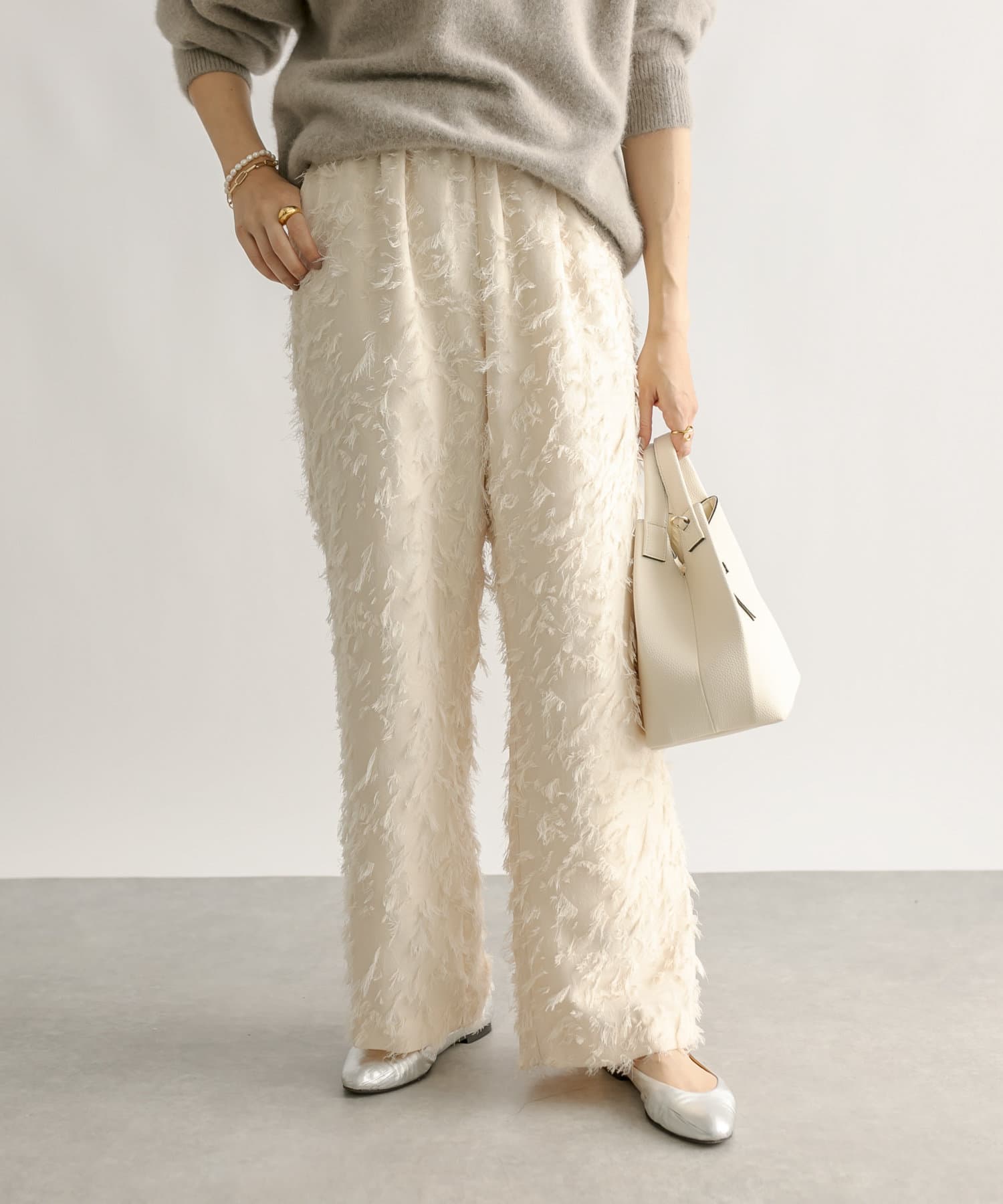 モードな雰囲気が漂う】フェザージャガードパンツ | RIVE DROITE