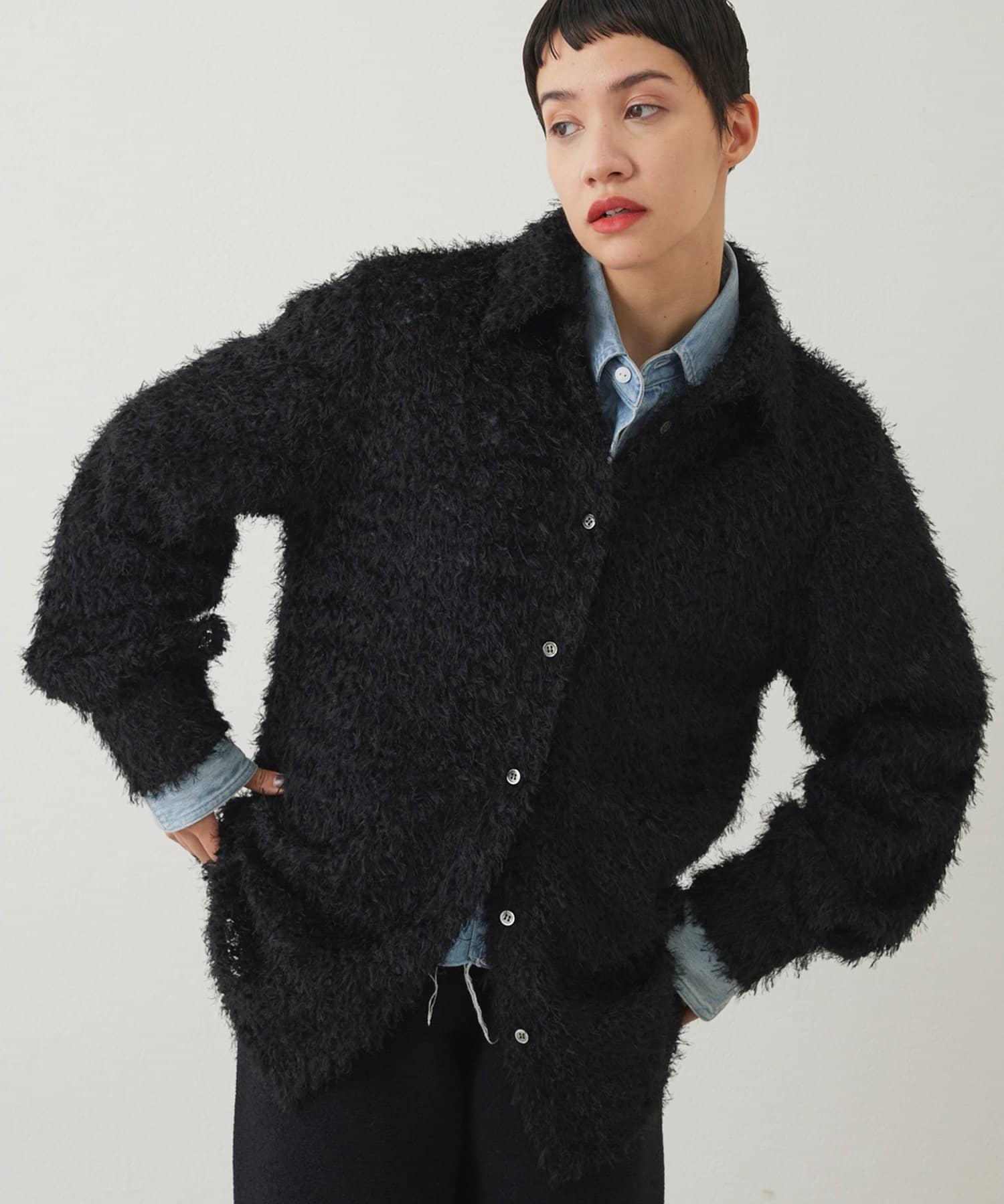 THE PAUSE】フェザーチュールシャツ | Whim Gazette(ウィム ガゼット