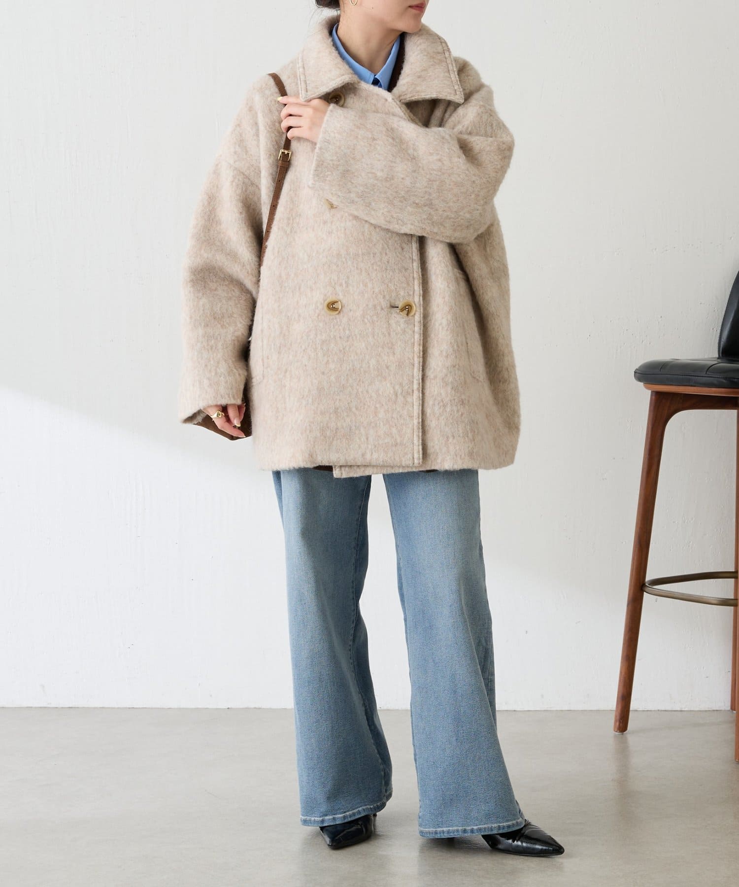 受注会人気NO.1/ウール混/リバイバル】シャギーコート | COLLAGE