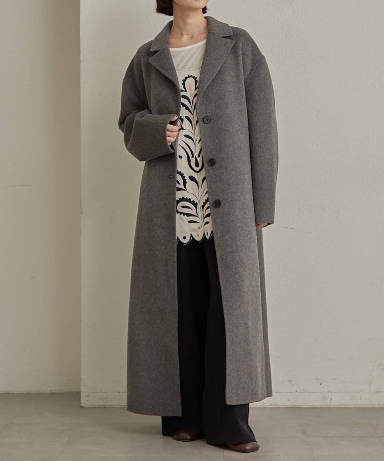 ウールリバーロングコート | Omekashi(オメカシ)レディース | PAL