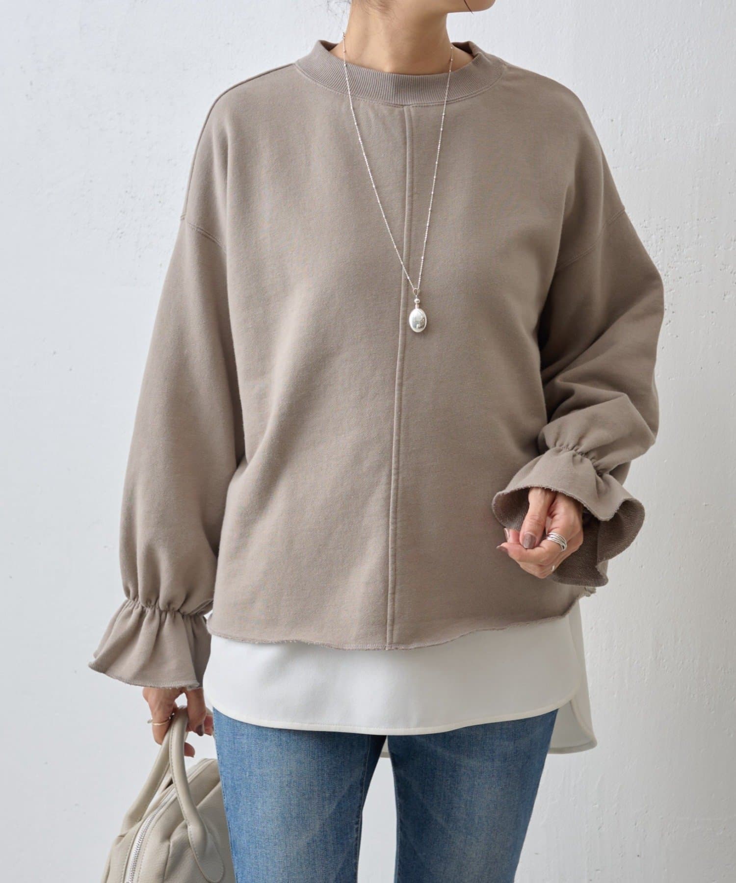 袖口フリルトレーナー | BEARDSLEY(ビアズリー)レディース | PAL