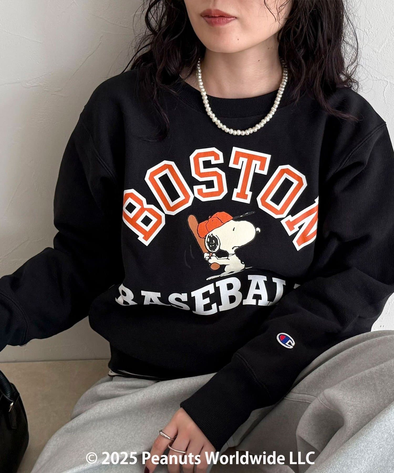 Champion/チャンピオン】SNOOPY CREW SWEATSHIRT | FREDY & GLOSTER