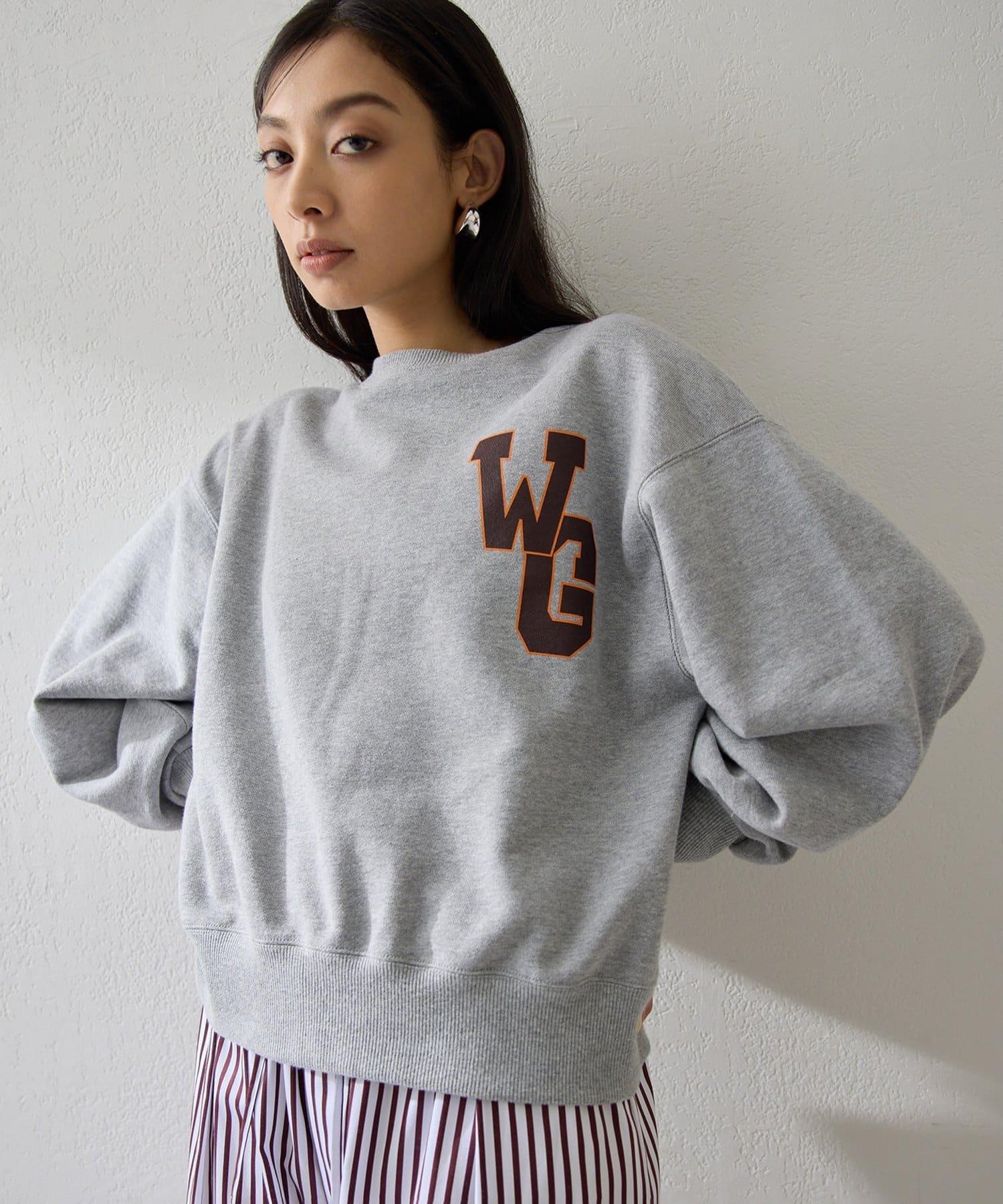 ワンポイントロゴ裏毛プルオーバー | Whim Gazette(ウィム ガゼット