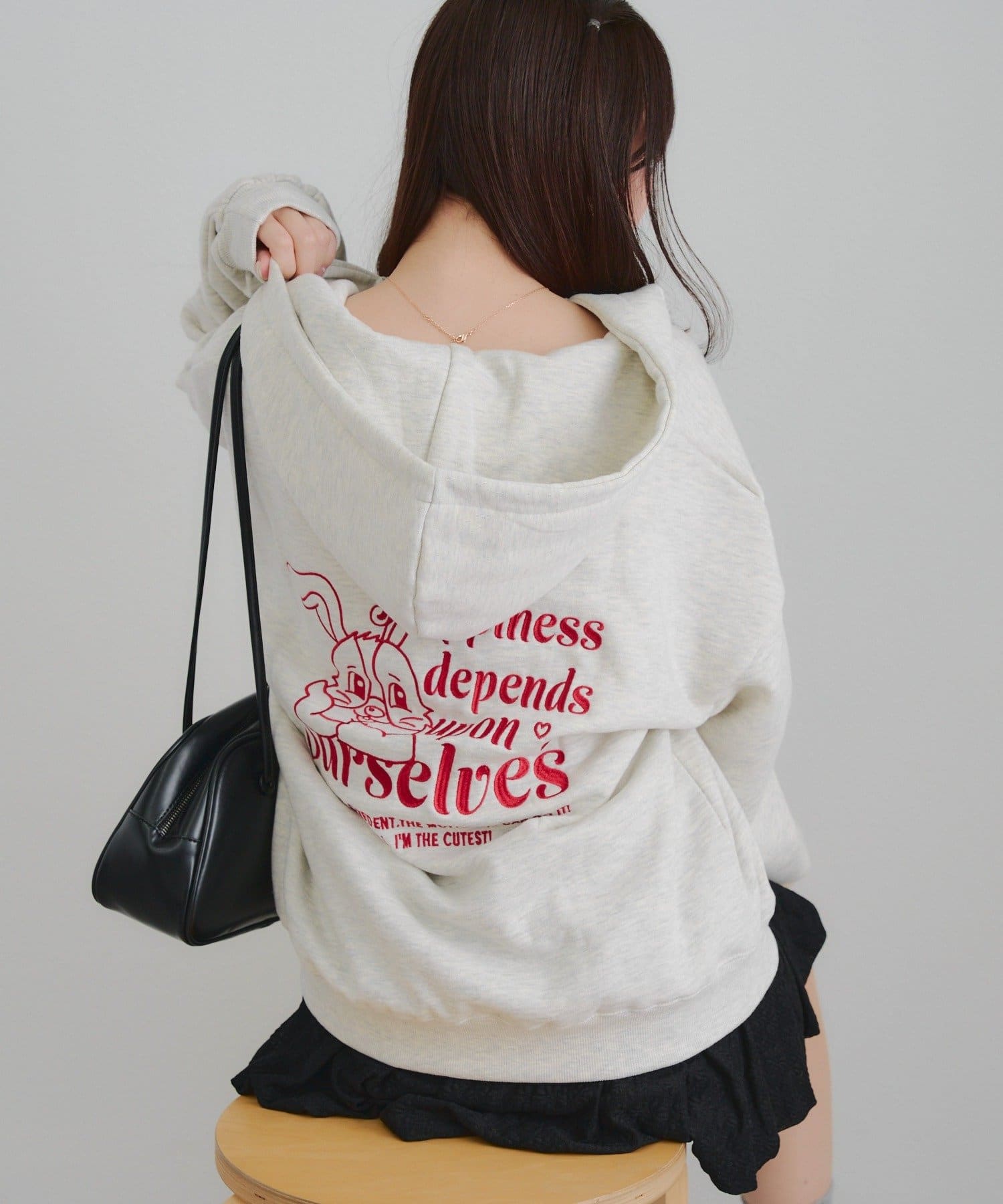 RMAF】うさぎZIPUPパーカー | NICE CLAUP / OLIVE des OLIVE OUTLET