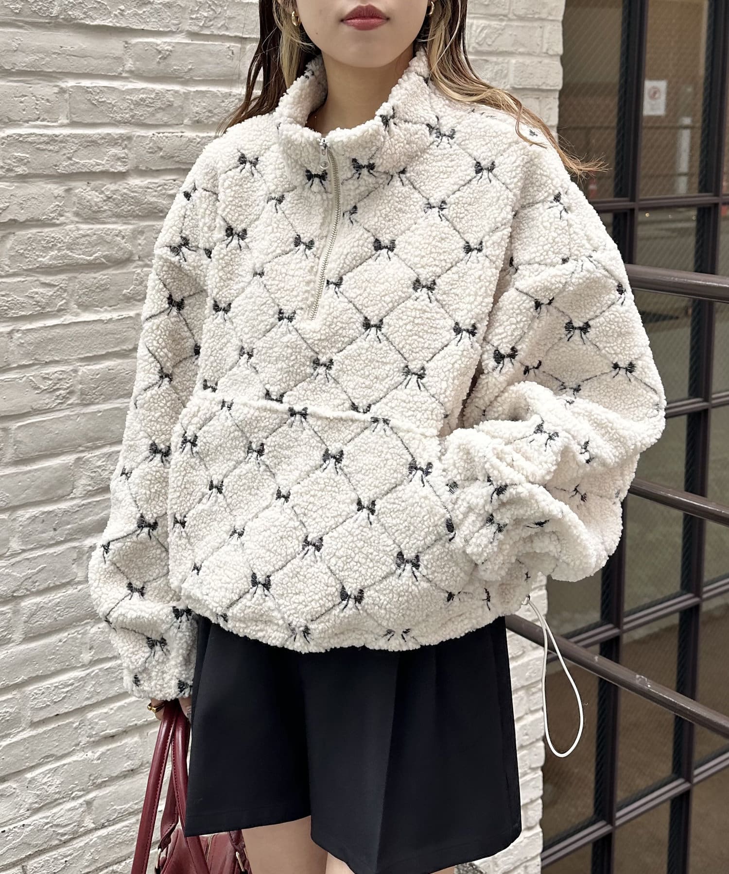 柄アソートボアフリース | w closet(ダブルクローゼット)レディース