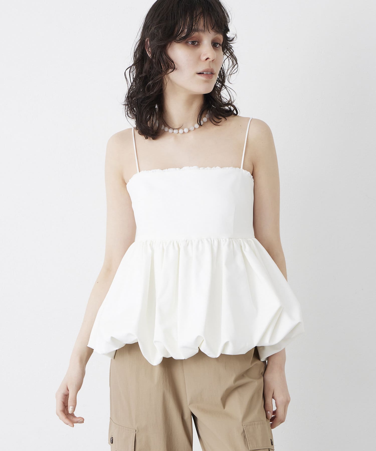 バルーンキャミブラウス | Whim Gazette(ウィム ガゼット)レディース