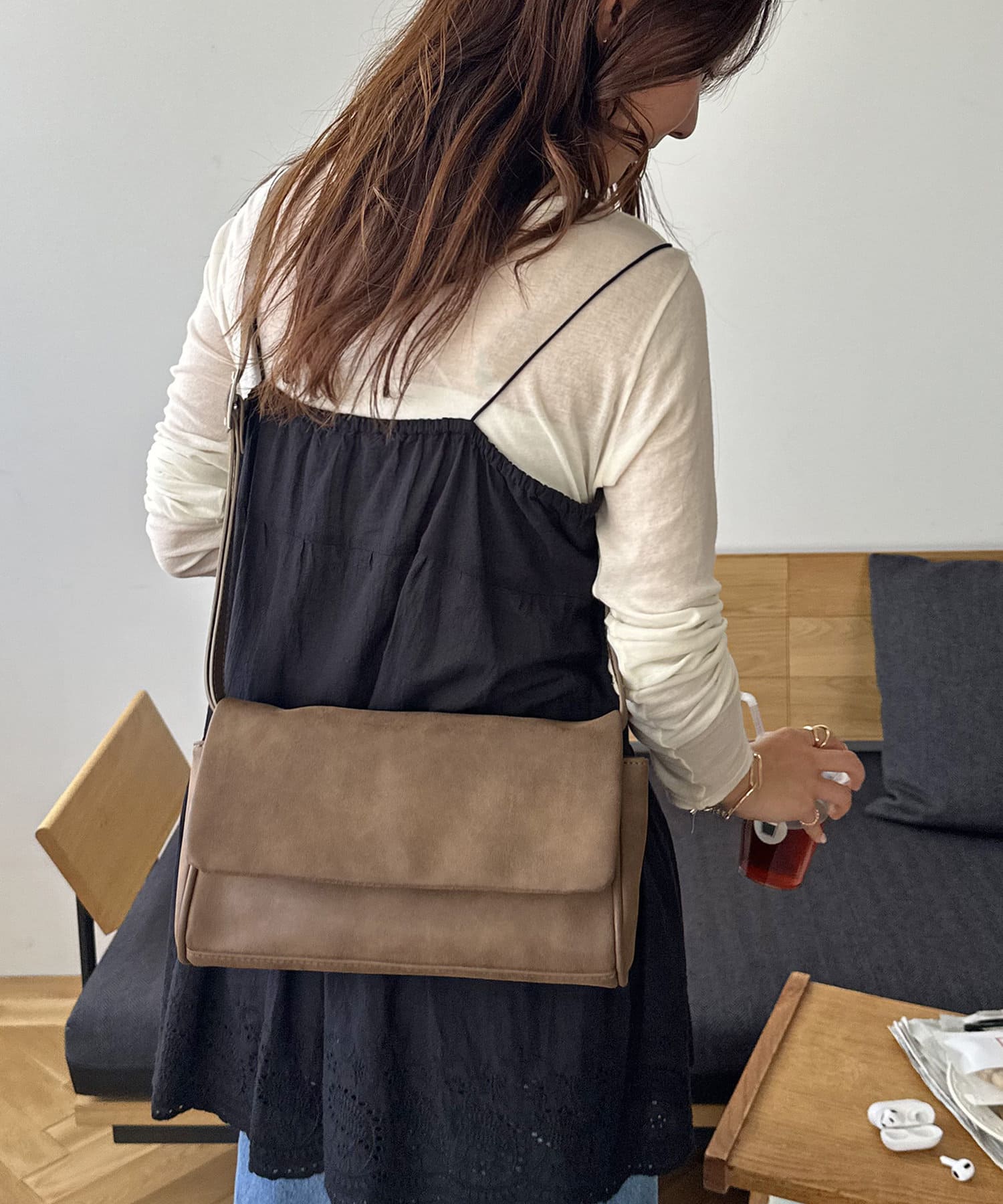 フラップベルトショルダーバッグ《詳細動画あり》 | DISCOAT(ディス