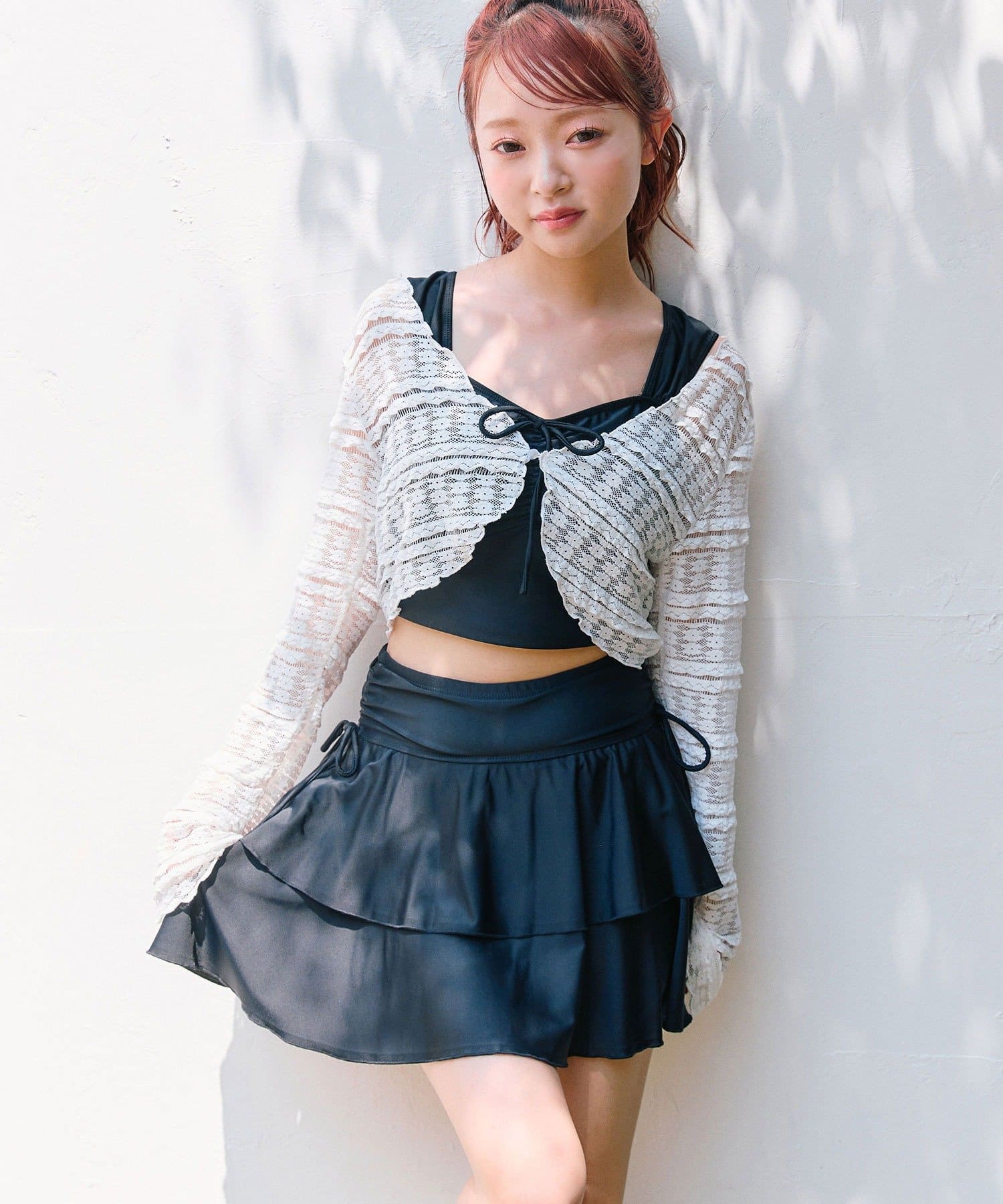 3点セット】レース羽織付リボンswim wear | OLIVE des OLIVE(オリーブ