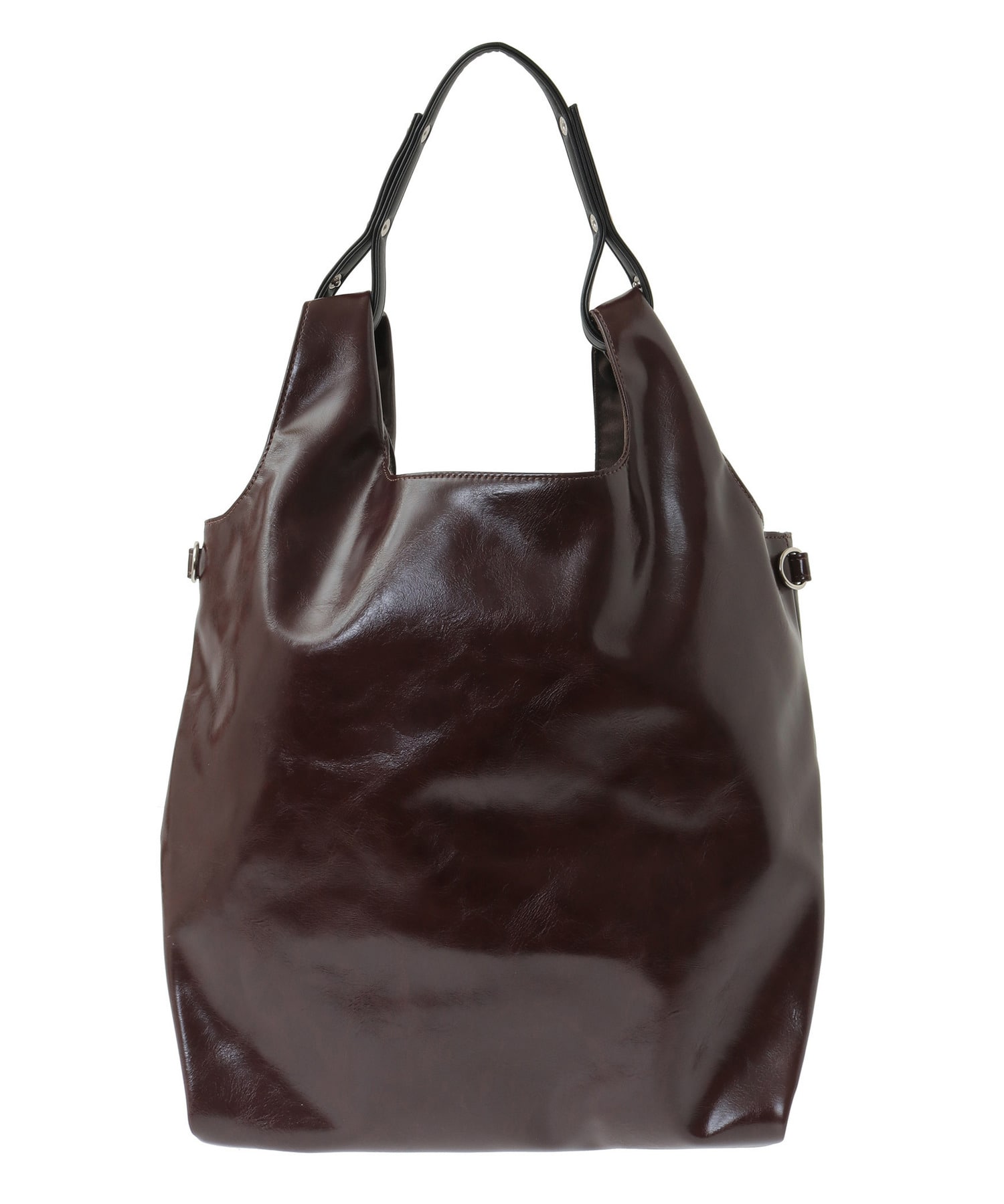 2WAY EYELET FAKE-LEATHER SHOPPING TOTE BAG｜CONVERSE TOKYO