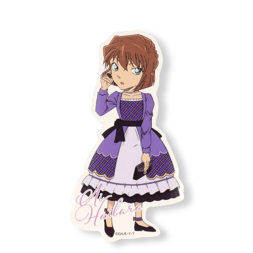 名探偵コナンプラザ アンティークダイカットステッカー灰原哀