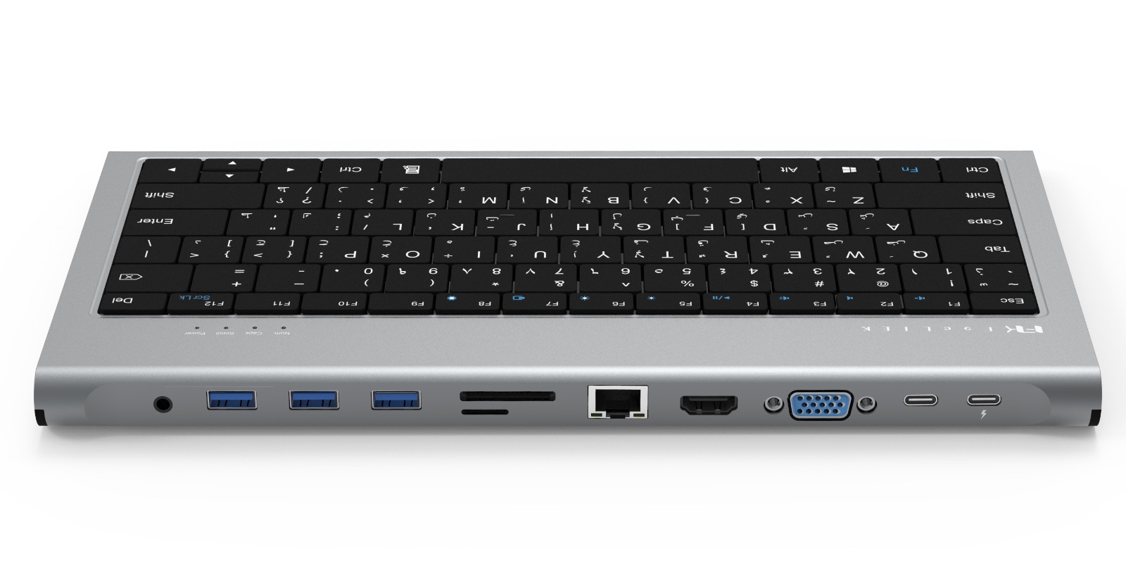 Feeltek | 11-in-1 USB-C Keyboard Hub EN / AR Ver. | 有限会社