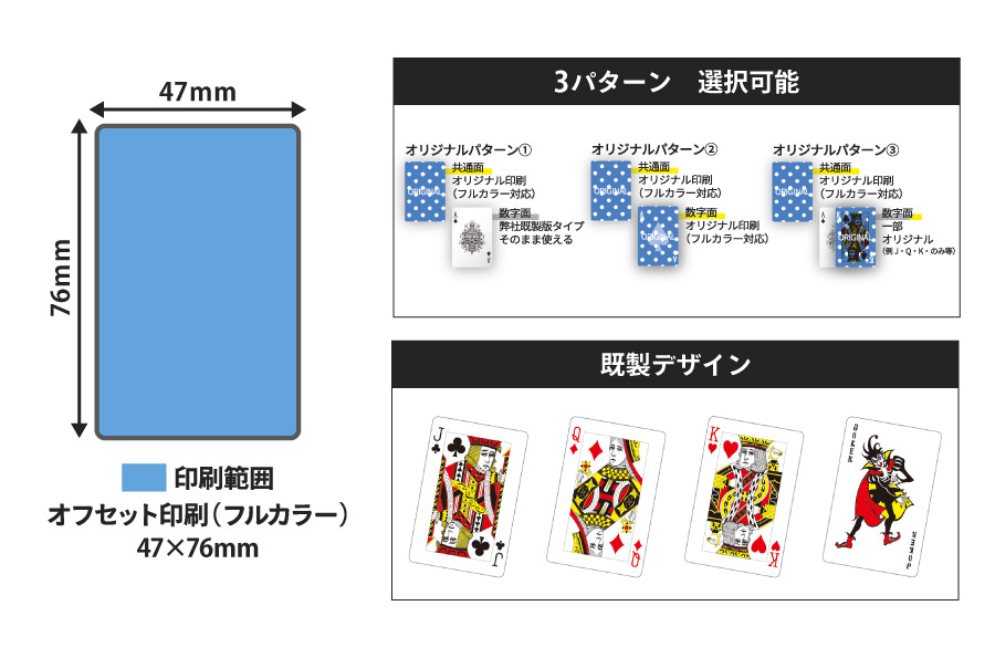 中判サイズ トランプ 47×67mm | オリジナルグッズ・OEM・ノベルティ製作