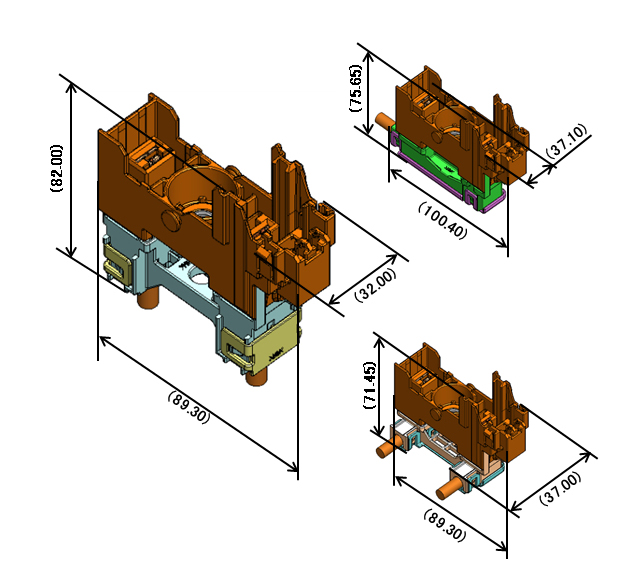 サービスプラグ ボックス 2P+2P(インターロック) メス│矢崎総業